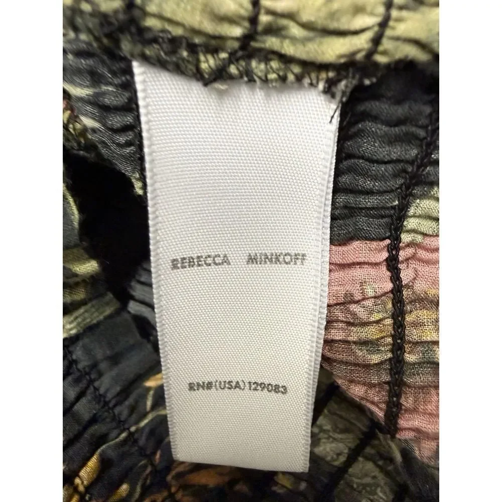 Rebecca Minkoff Geneva Dress Smocked Floral Print Dress. Sz XL